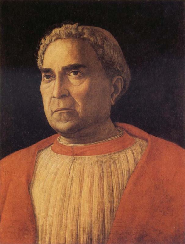 MANTEGNA, Andrea Portrait of  Cardinal Lodovico Trevisano